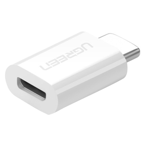 Cổng chuyển USB Type C to USB micro  Adapter ( trắng) Ugreen 30154 Hàng chính hãng