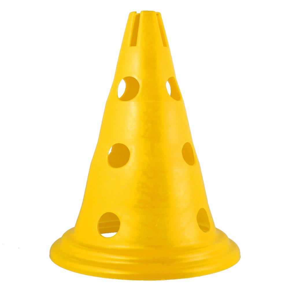 5pcs Sport Soccer Football Training Cone Traffic Safety Cones 30cm Yellow