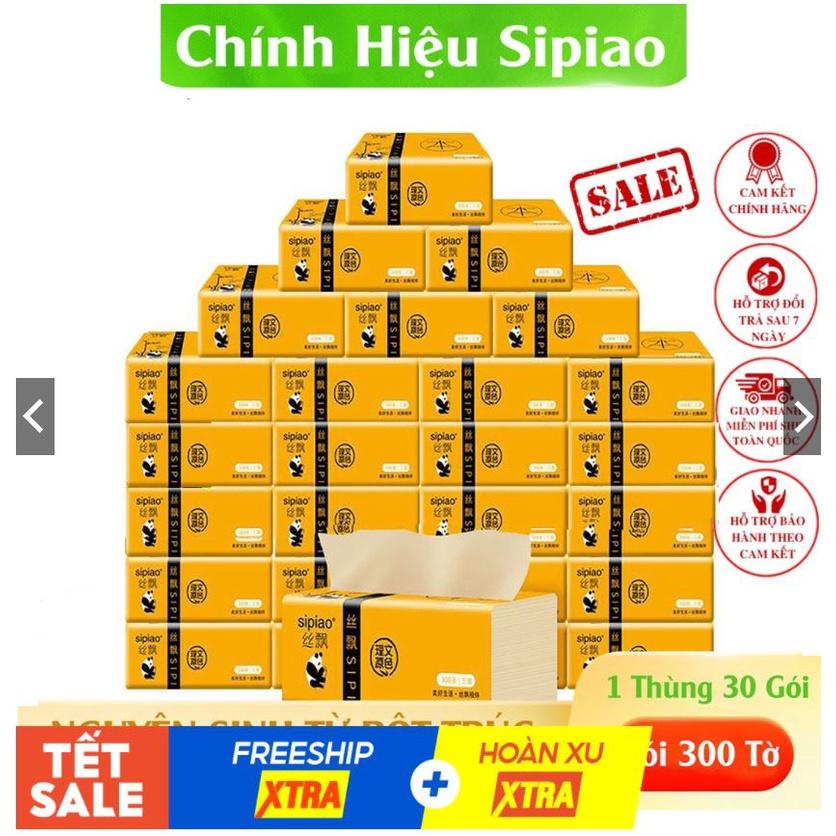 30 GÓI GIẤY ĂN GẤU TRÚC SIPIAO SIÊU DAI