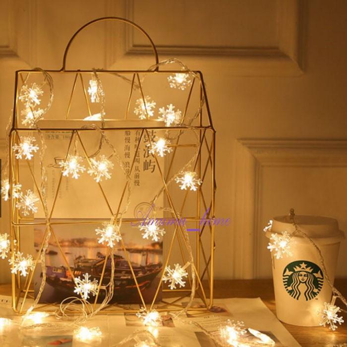 Dây đèn led trang trí hình Bông Tuyết
