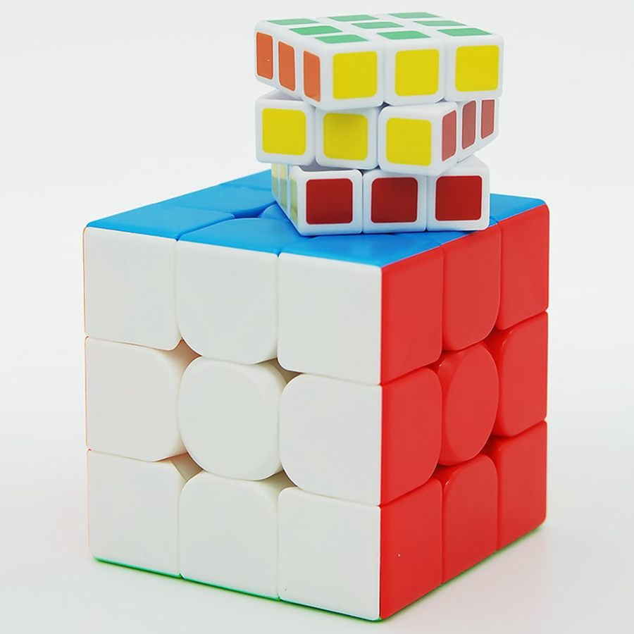 Rubik 3x3x3 (Kèm Rubik Nhỏ 3x3x3) DK81083- Màu Ngẫu Nhiên