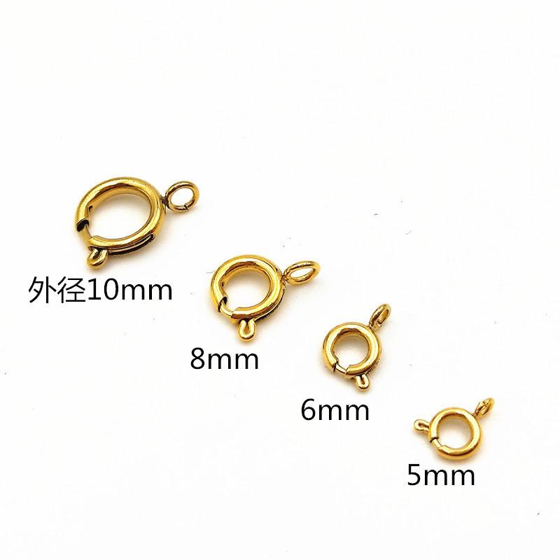 Móc khóa tròn Dây chuyền hoặc lắc tay- Dùng lâu dài tắm rửa không đen, không lo hư hỏng
