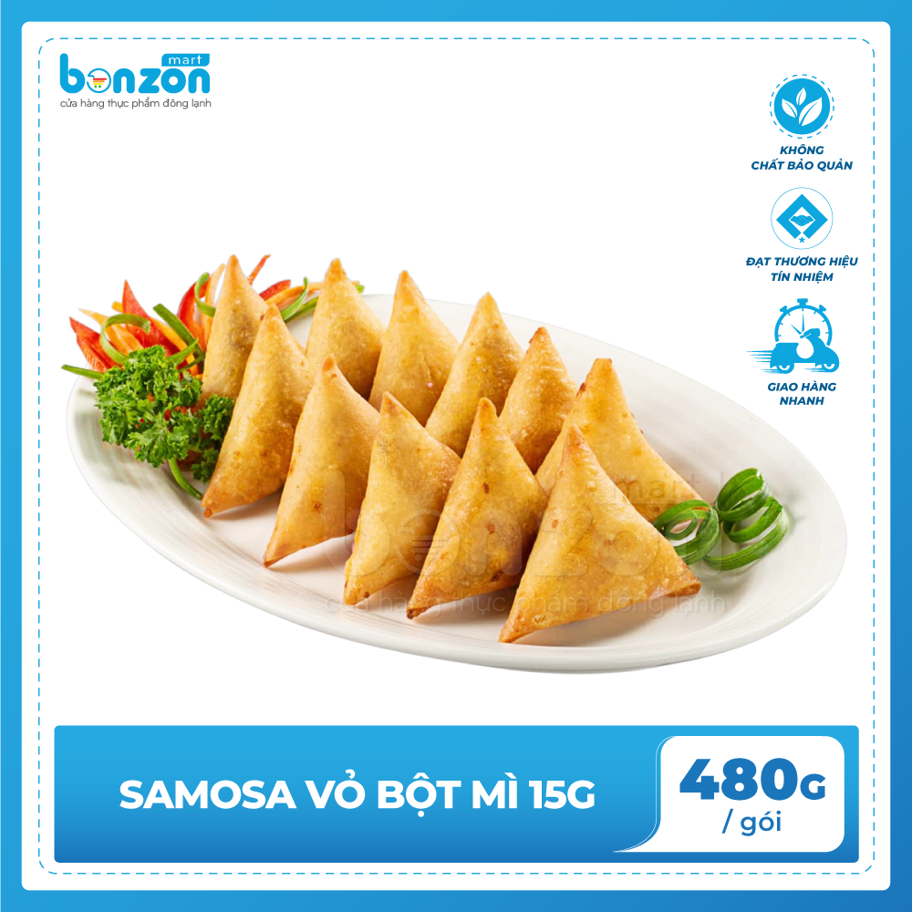 Samosa vỏ bột mì 480gr