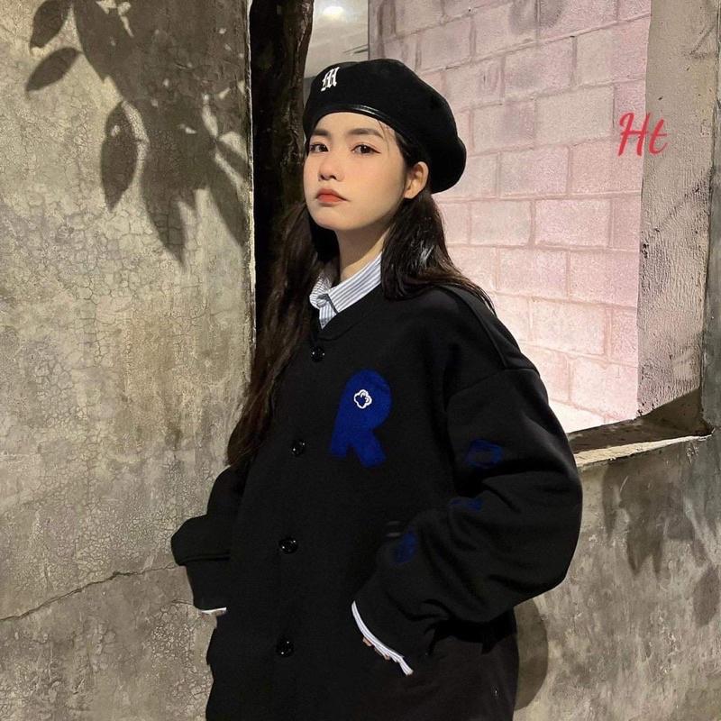 Áo bom ber chữ R in tay H2A