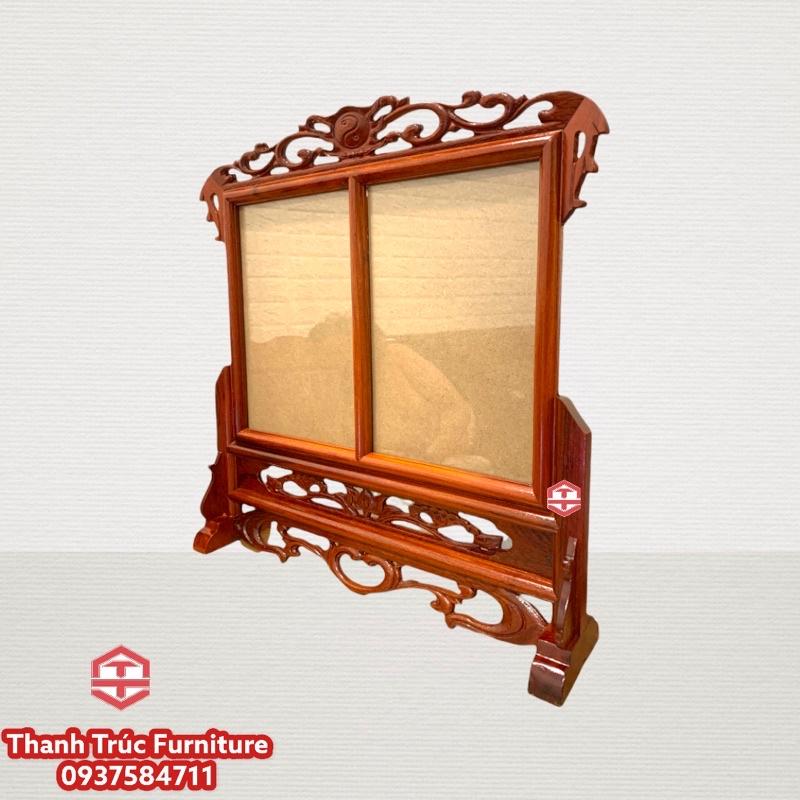 khung ảnh thờ, khung hình thờ đôi bằng gỗ 20x30cm