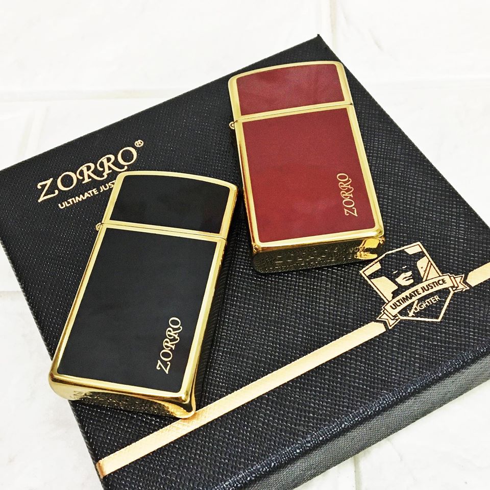 Hộp quẹt bật lửa Zipo Slim Zorro Ultimate - (xài xăng)