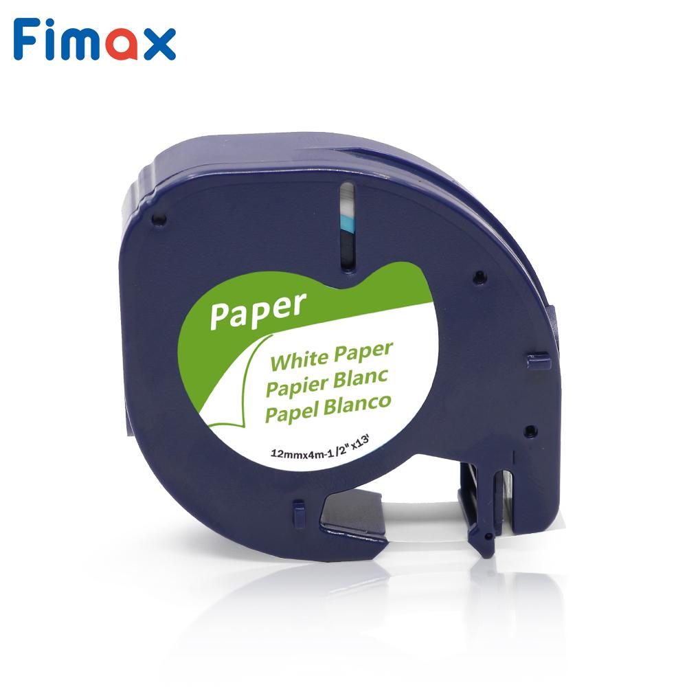 91200 12267 12 mm Băng nhãn nhựa nhiều màu tương thích Dymo Letratag Label Maker 91203 16951 Băng giấy cho LT-100H LT-100T