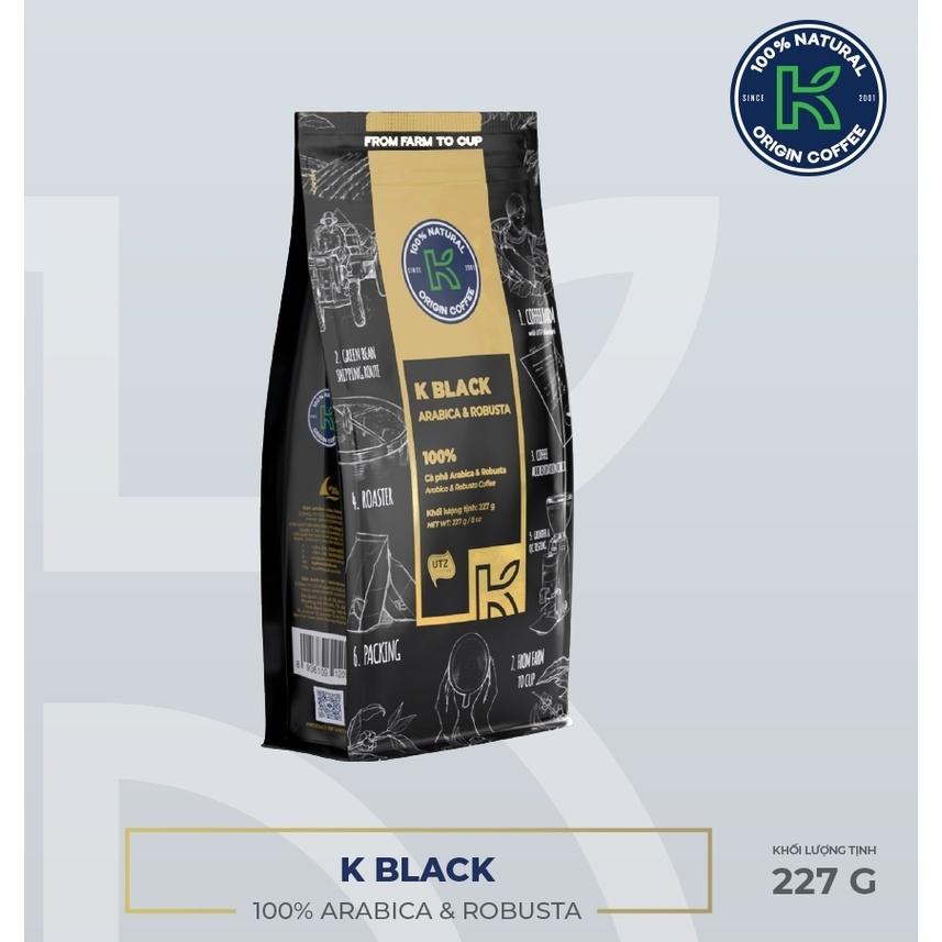 K COFFEE BLACK 227G - Cà Phê Nguyên Chất Chuẩn Châu Âu