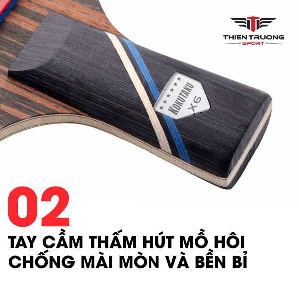 Tay cầm vợt KOKUTAKU X3 chống thấm tốt