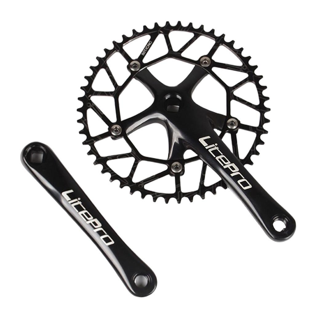 Bike 50-58T 9- Crankset 170mm Crankarms 130BCD Chainring