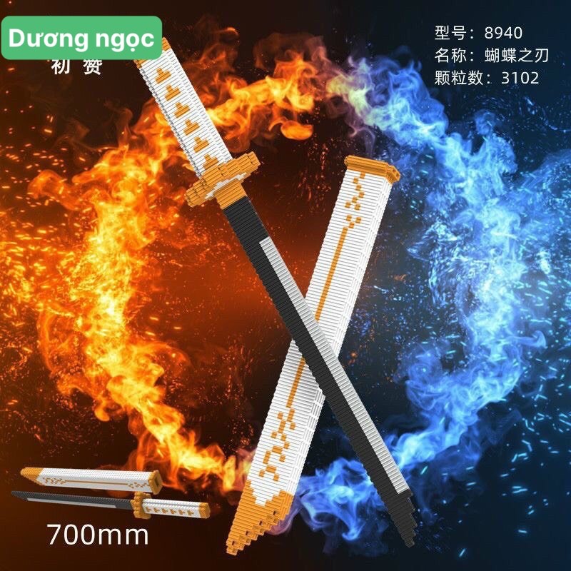 Mô hình lắp ráp đồ chơi kiếm Shusui roronoa Zoro trong one piece lắp ráp katana onepiece 1