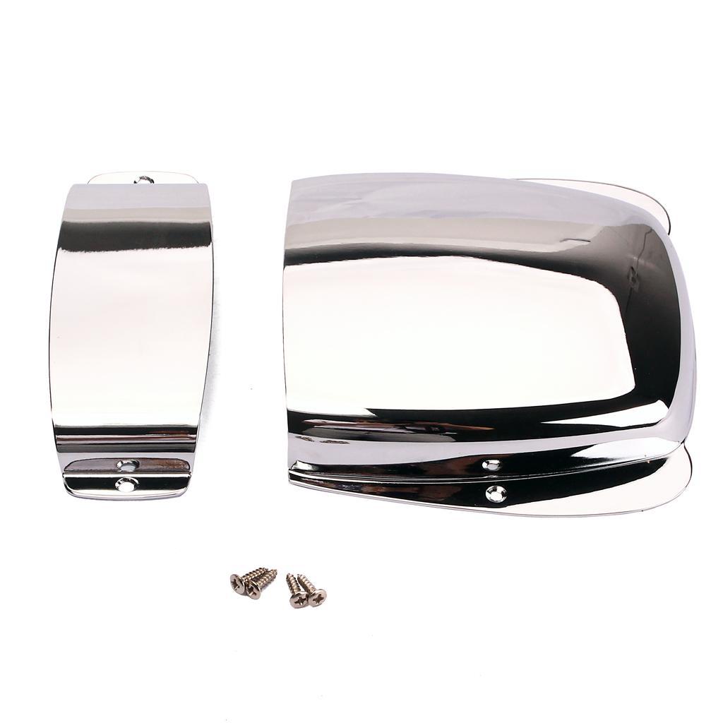 Chrome Plated Pickup & Bridge Plate Cover for Bass Electric Bass Guitar