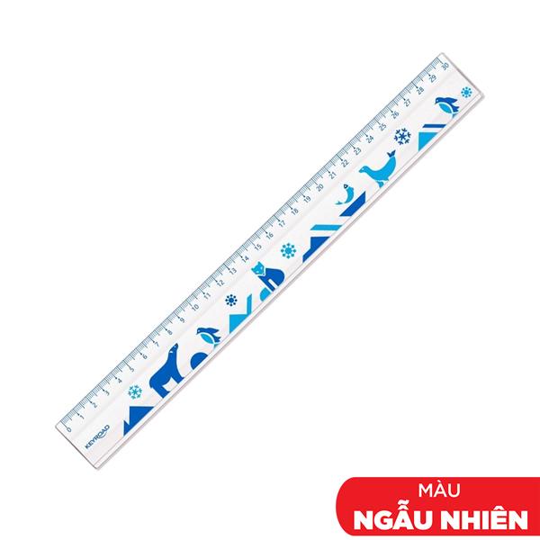 Thước Kẻ 30 cm - Keyroad KR972440 (Mẫu Màu Giao Ngẫu Nhiên)