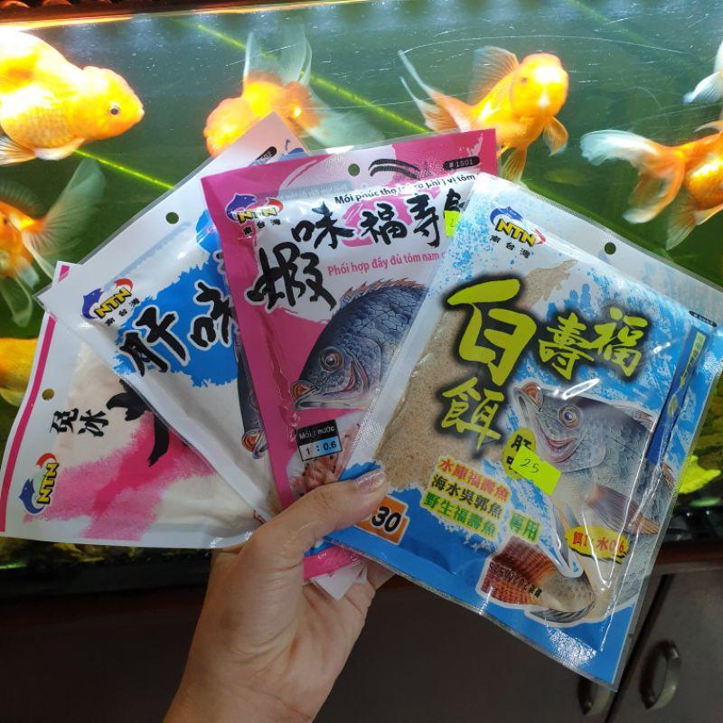 { 1 gói tùy chọn } Cám NTN : rô phi gan, rô phi tôm , rô phi trắng , tôm trắng kim tuyến , rô phi đỏ, bột tôm nam cực