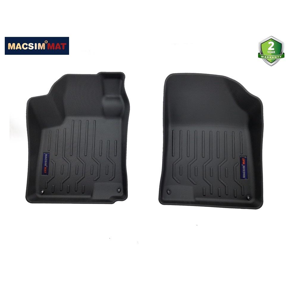 Thảm lót sàn xe ô tô KIA sportage 2018 - nay chất liệu TPV thương hiệu Macsim màu đen