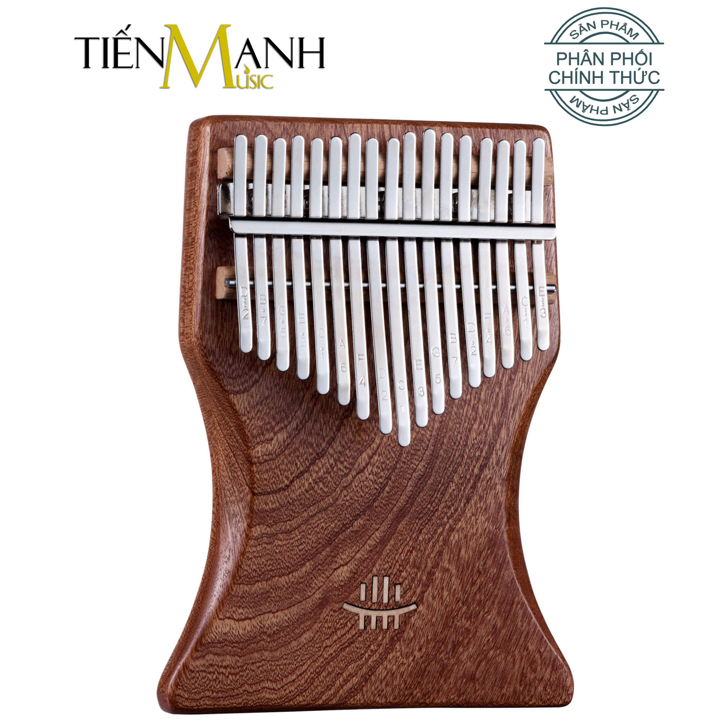 Đàn Kalimba 17 Phím Hluru KB-RW và KB-SA (Gỗ Rosewood, Sapele) Hàng Chính Hãng - Kèm Móng Gẩy DreamMaker