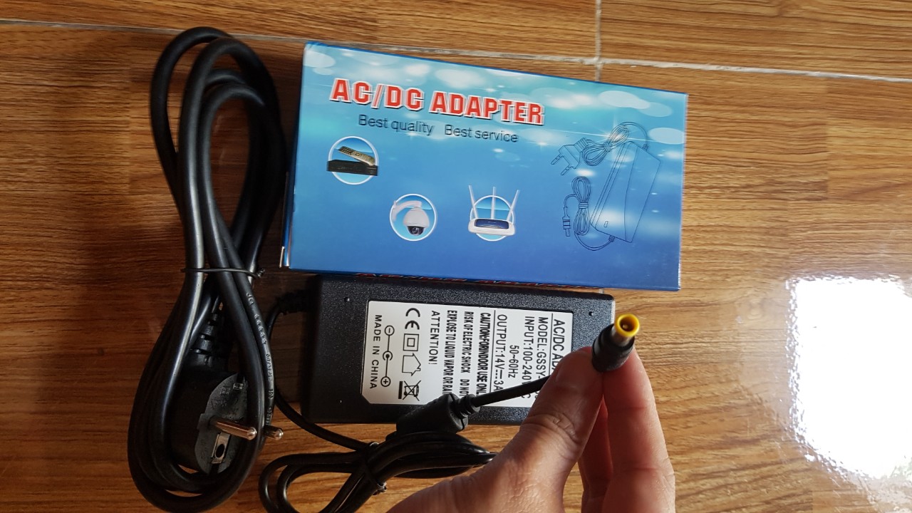 Adapter Nguồn Màn Hình Máy Tính Samsung 14V - 3A - Kèm Dây Nguồn