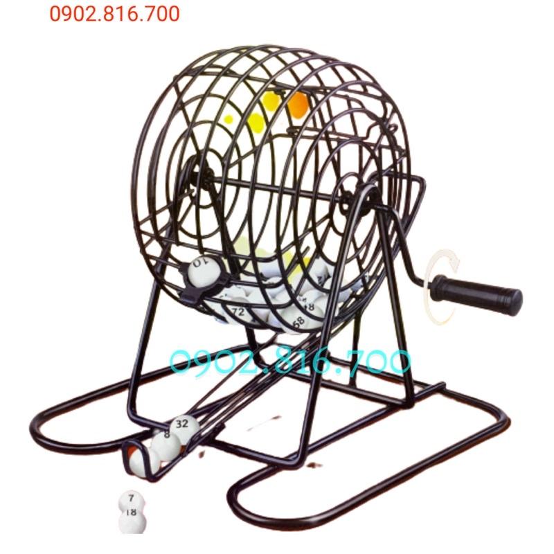 Đồ chơi LÔ TÔ BINGO Lồng sắt 48 tờ 90 số