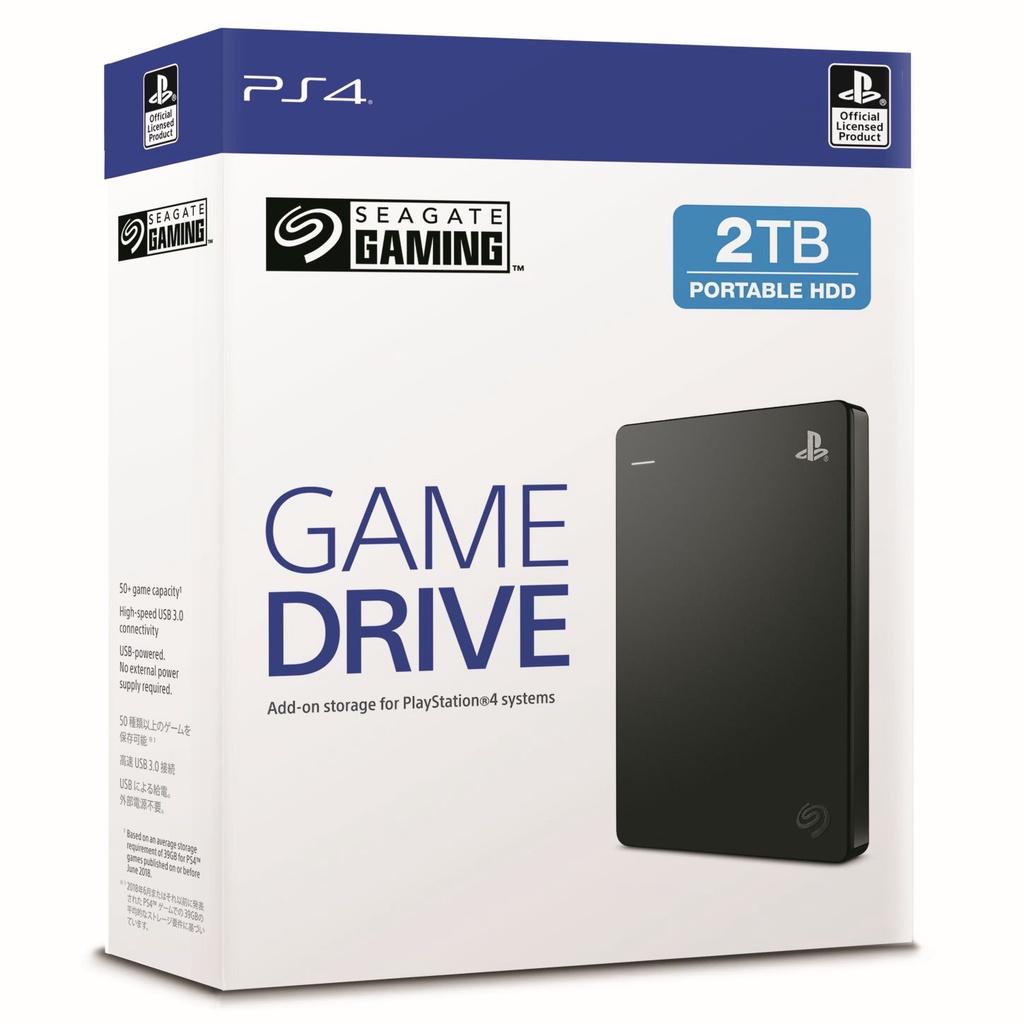 Ổ Cứng Di Động HDD Seagate Game Drive PS4 2TB USB3.0_Hàng chính hãng