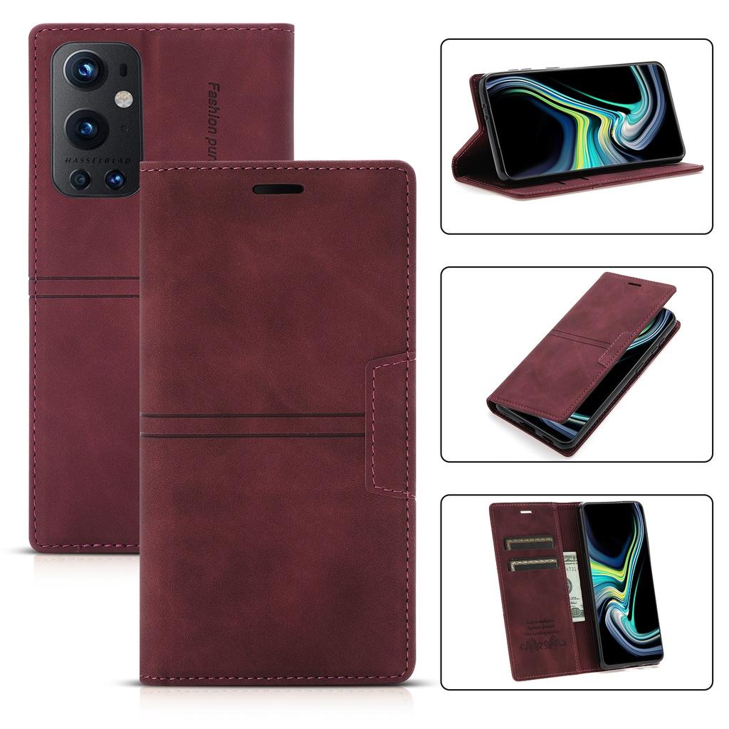 Ốp lưng điện thoại dạng ví da lật dành cho OnePlus 9 Pro Nord N200 5G
