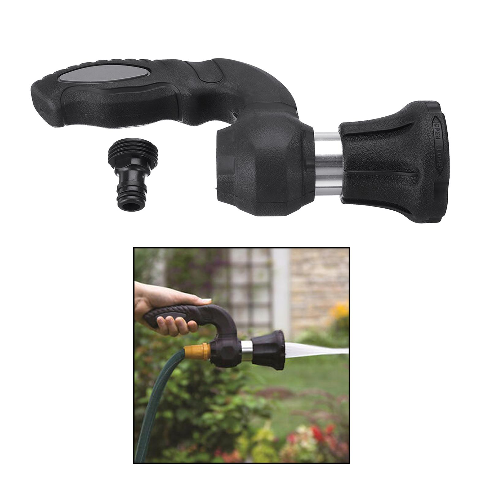 Garden Hose Nozzle, 2021 Upgraded Water Hose Spray Nozzle, Heavy Duty High Pressure Jet for Watering Plants, Lawn, Adjustable Hose Nozzle Sprayer