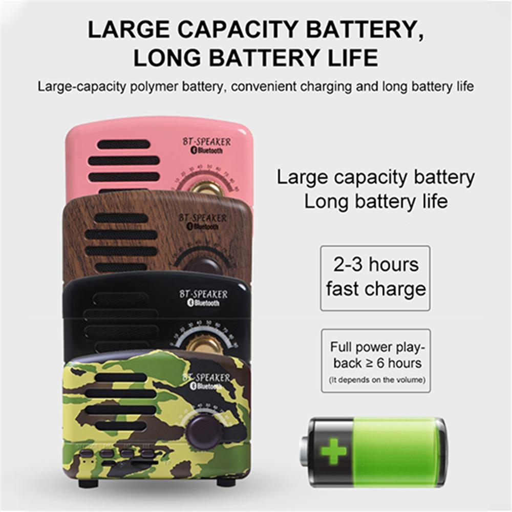 Loa bluetooth mini retro Color: Pink