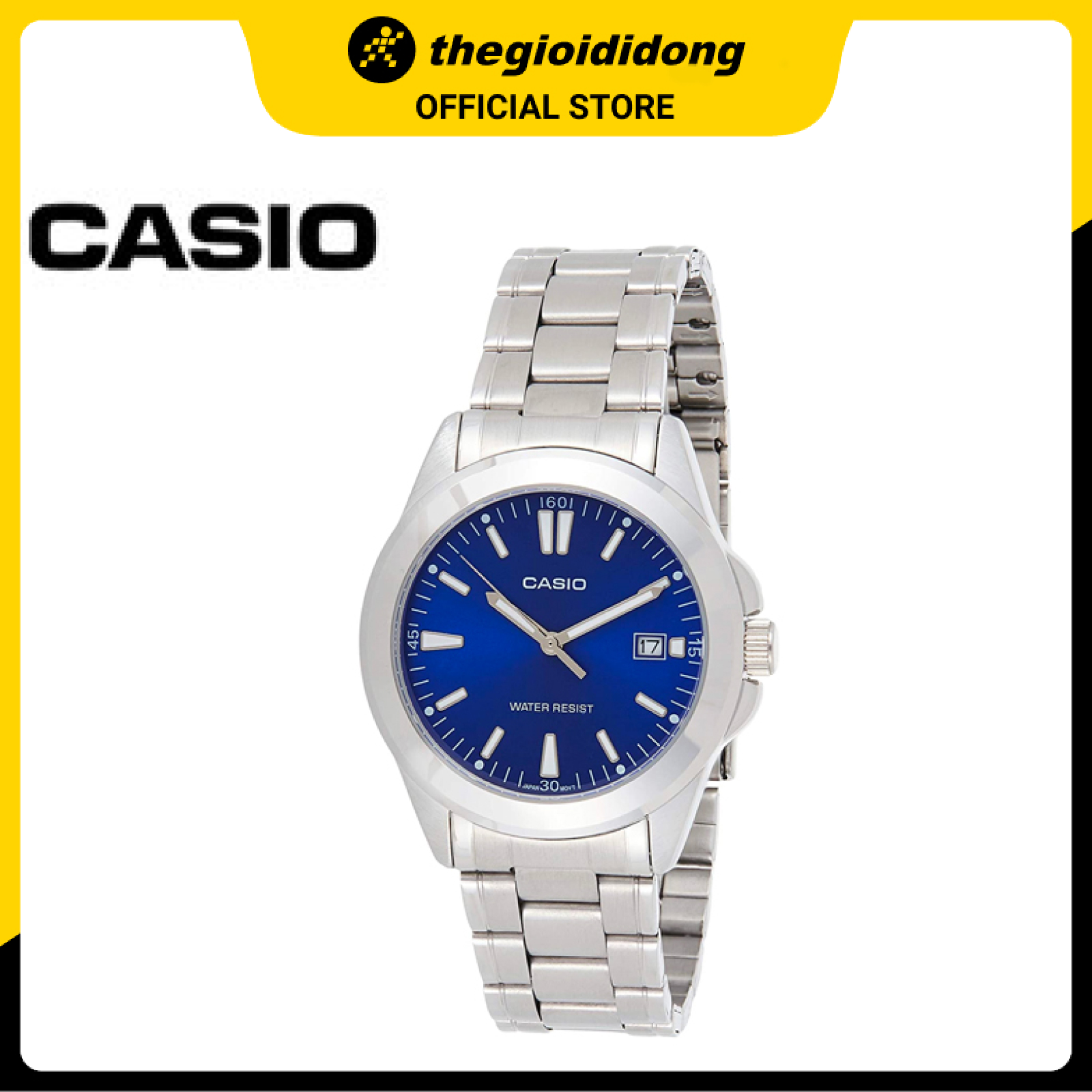Đồng hồ nam dây thép không gỉ Casio MTP-1215A-2A2DF