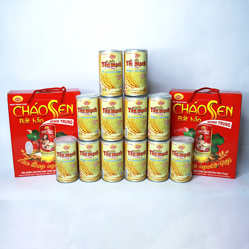 Cháo Yến Mạch Minh Trung 12 lon