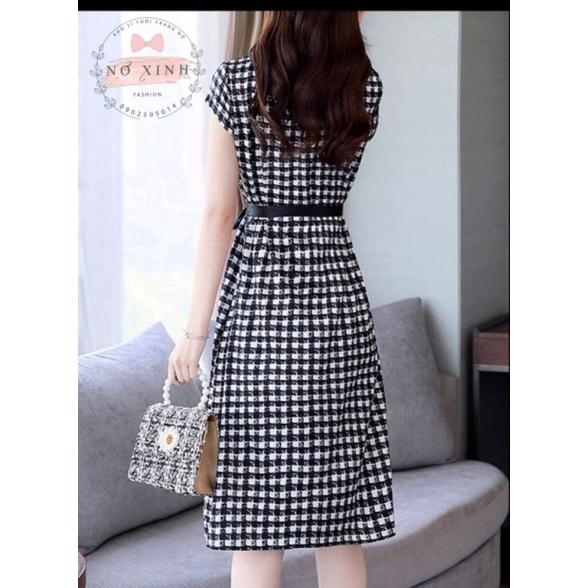 Đầm Công Sở Dự Tiệc Hàn Quốc Đủ Size M-L-XL-XXL