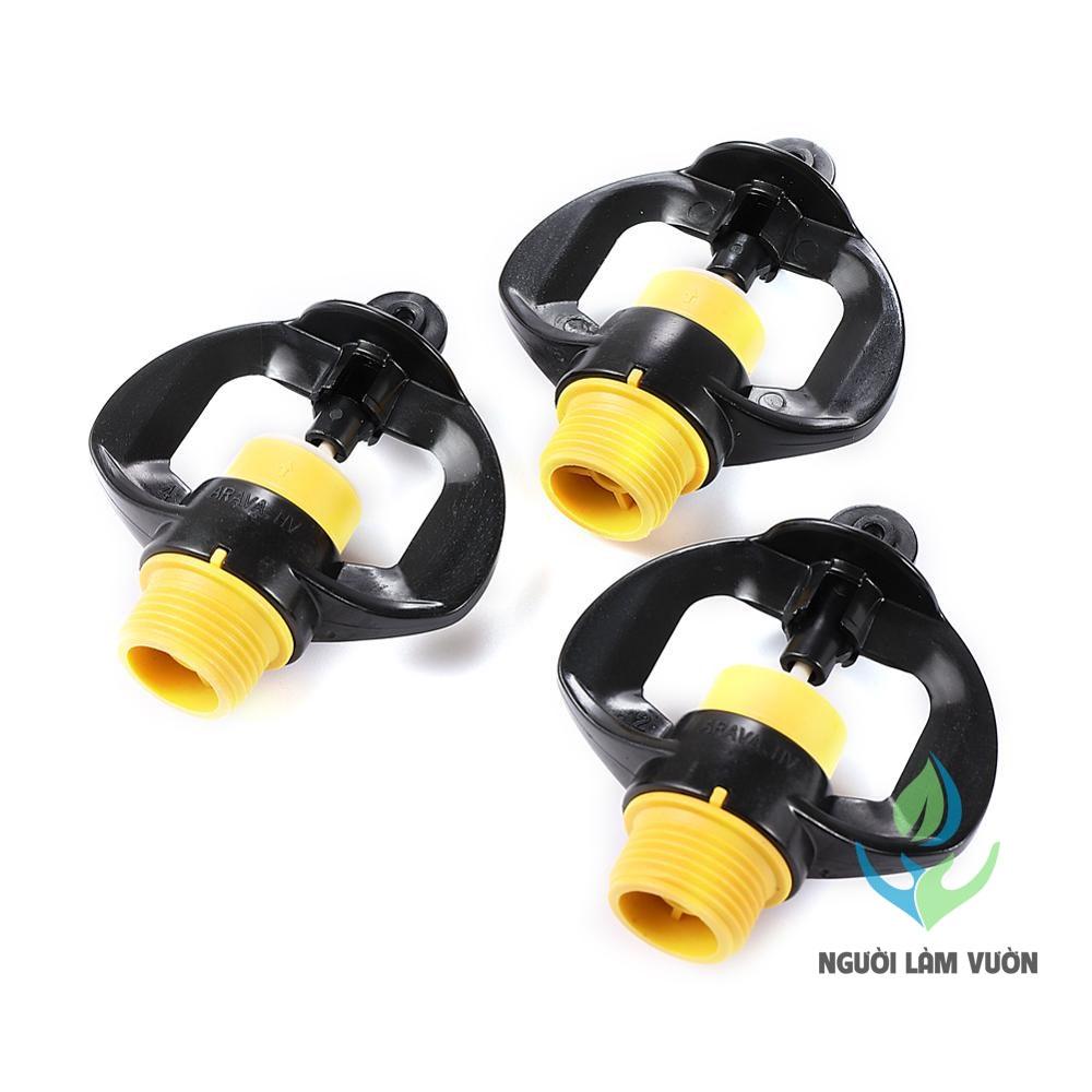 Béc tưới xòe phun mưa hạt nhỏ chân ren 17mm  ứng dụng tưới công viên, cảnh quan, sân vườn, cây cảnh