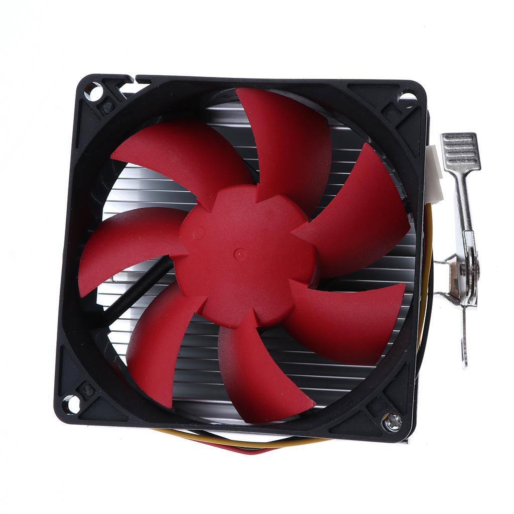 12V 2500RAM Quiet Cooling Fan 8cm Computer CPU Cooler Heat Sink for AMD CPU