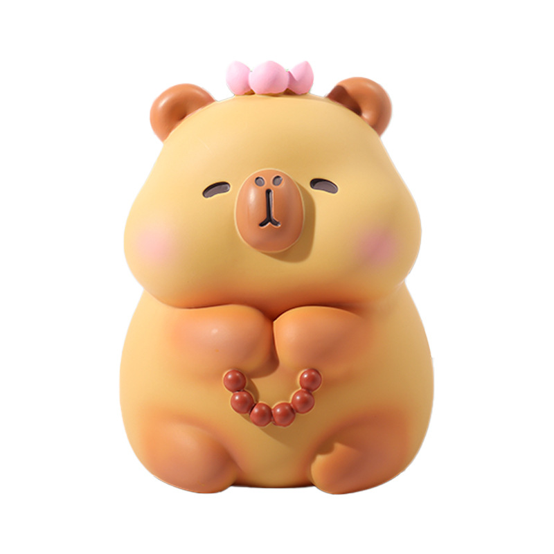 Ống Tiết Kiệm CAPYBARA Đội Hoa Sen Hot Trend Arthouse_ Hàng chính hãng
