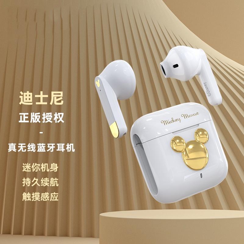 Tai nghe không dây Disney DS-E02 bluetooth type C, loại bỏ tiếng ồn, chống thấm nước, thiết kế sang trọng