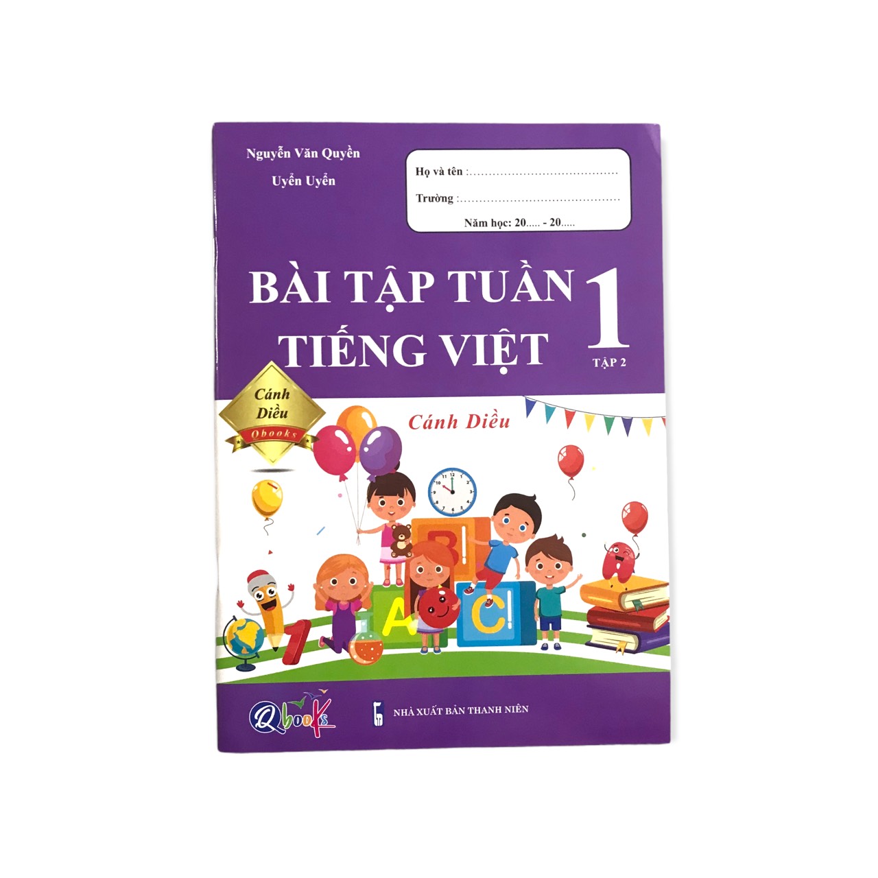 Sách - Combo Bài Tập Tuần Toán và Tiếng Việt lớp 1 tập 2