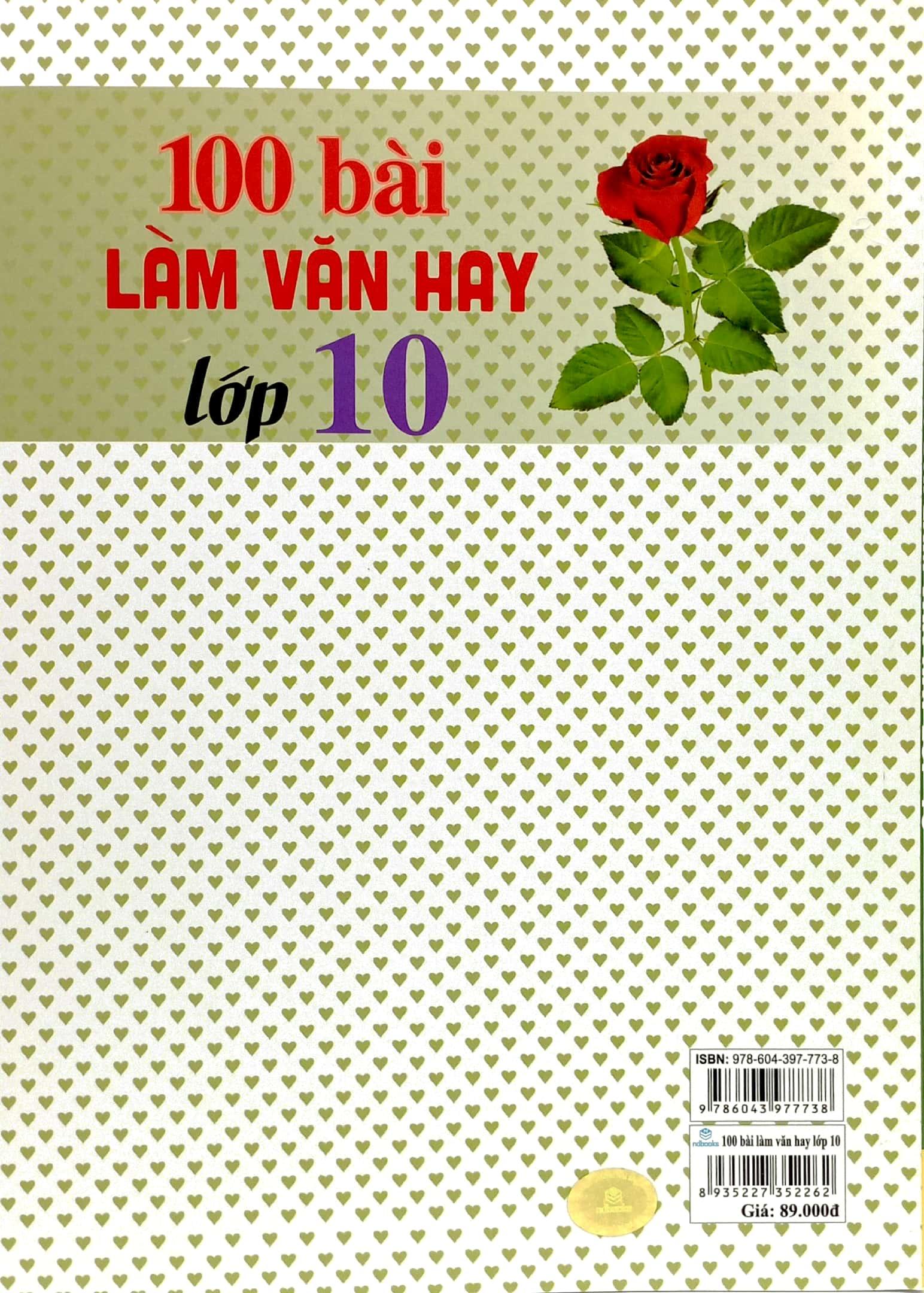 100 Bài Làm Văn Hay 10