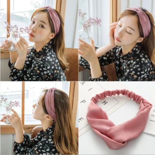 Băng đô turban 1 mầu.