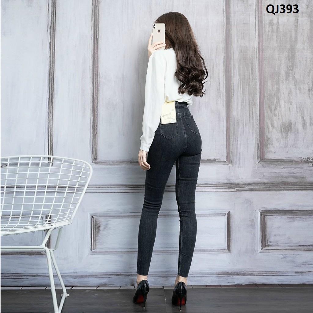 Quần Jeans Skinny Lưng Siêu Cao Dáng Đẹp QJ393