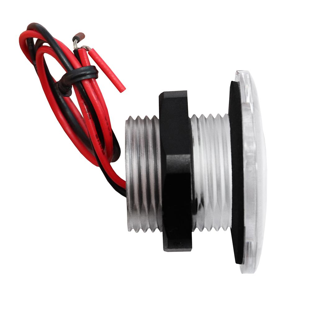 12V LED Round Courtesy Light Yacht Marine Boat Stair Deck Lamp Warm White