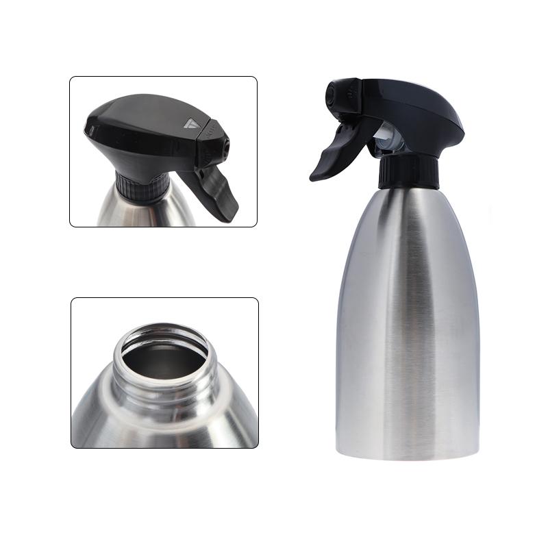 Nhà Bếp 500Ml Tinh Dầu Xịt Ô Liu Thép Không Gỉ Máy Phun BBQ Ngoài Trời Dã Ngoại Dầu Ăn Phun Dạng Bấm Rò Rỉ chứng Minh