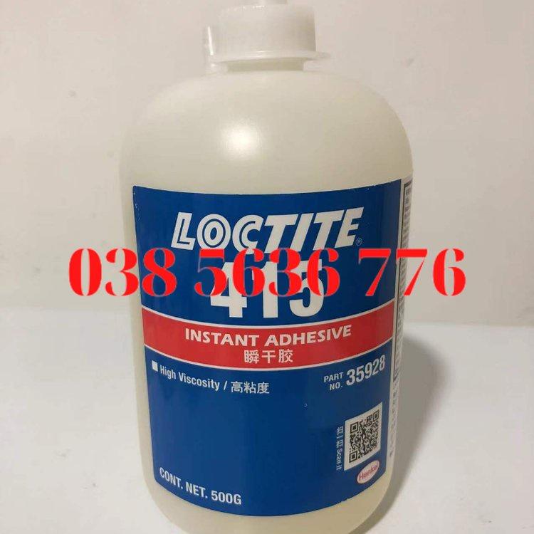 Keo Khô Tức Thì Henkel Loctite 415, Keo Dính Kim Loại Có Độ Nhớt Trung Bình, Keo Khô Nhanh 20G/500G