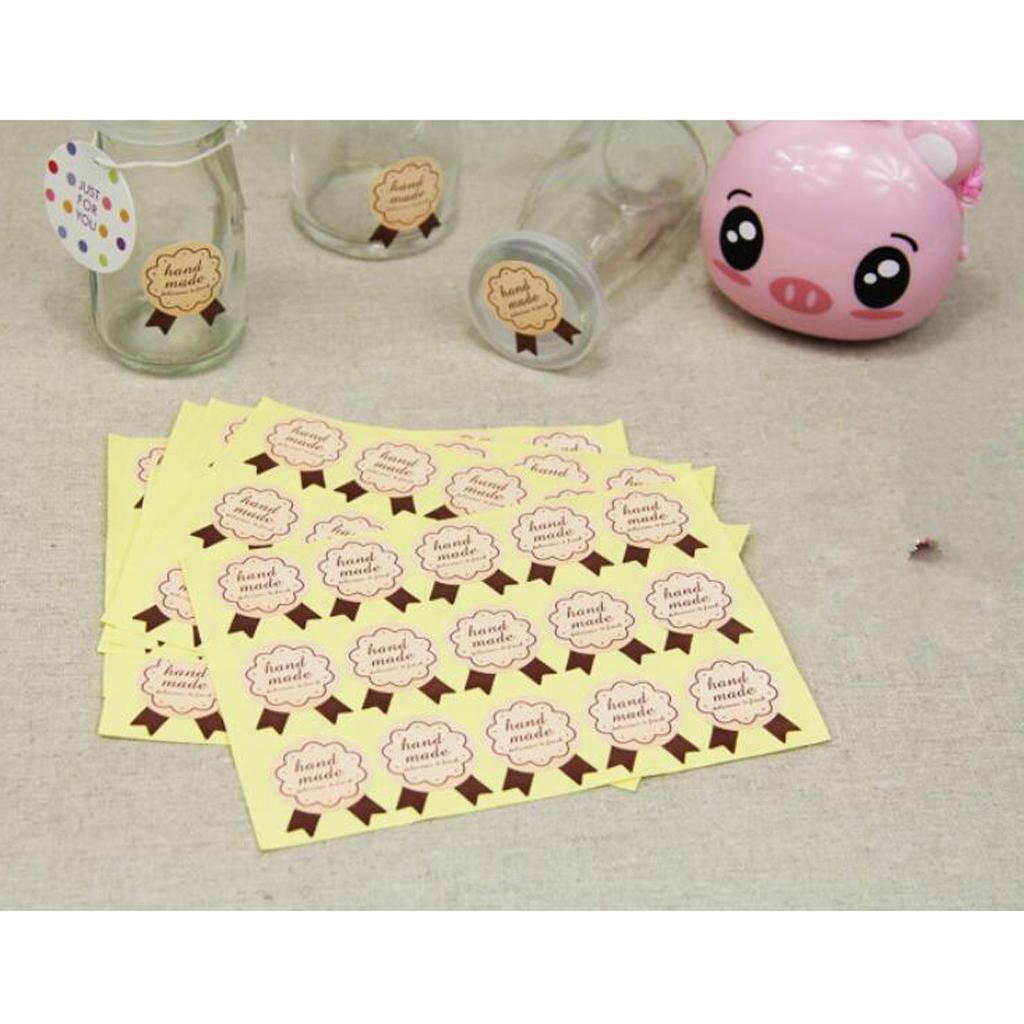 10 x 15pcs Handmade Sealing Sticker Envelope Card Paste DIY Accessories