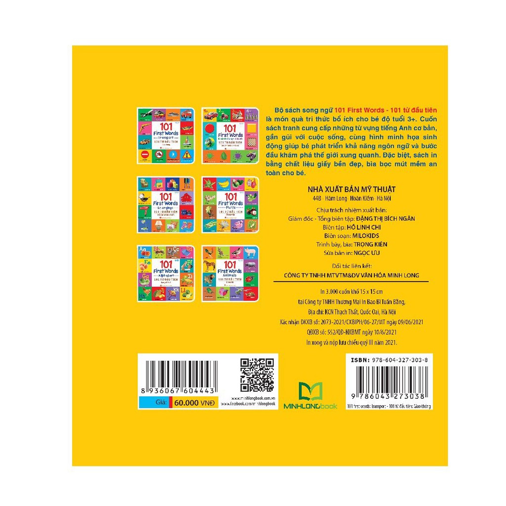 Sách - 101 First Words - Transport / 101 Từ Đầu Tiên - Giao Thông