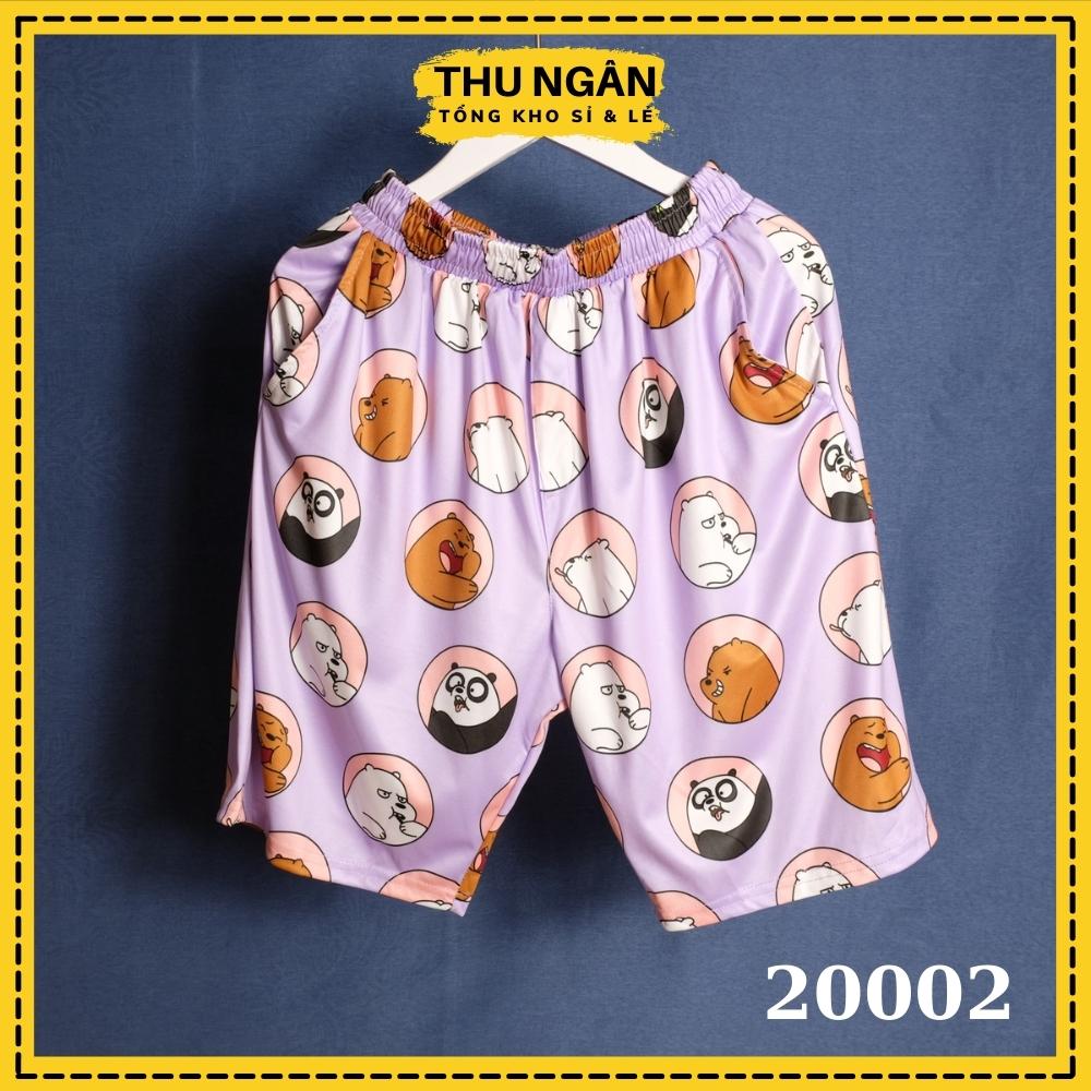 Quần Đùi Nữ Thun Cao Cấp Cotton Loại 1 Mặc Nhà Và Đi Chơi 20002