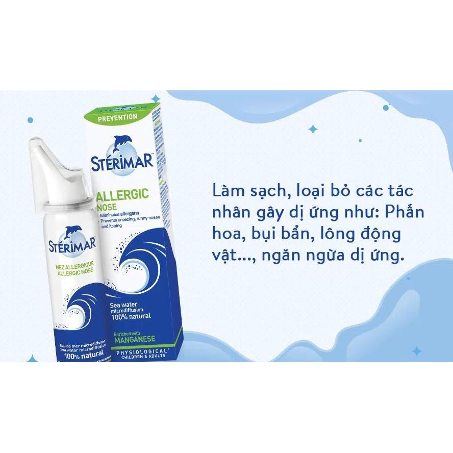 STERIMAR ALLERGIC-NƯỚC MUỐI SINH LÝ CHO MŨI DỊ ỨNG