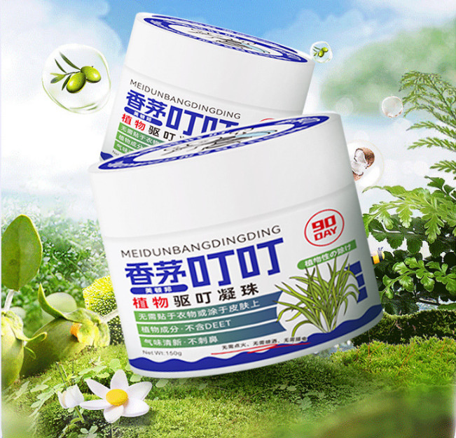 Hộp sáp hương chống muỗi mùi xả 150g