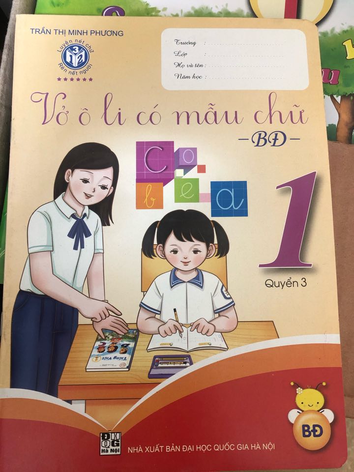 Combo bộ vở ô li lớp 1 Bình Đẳng