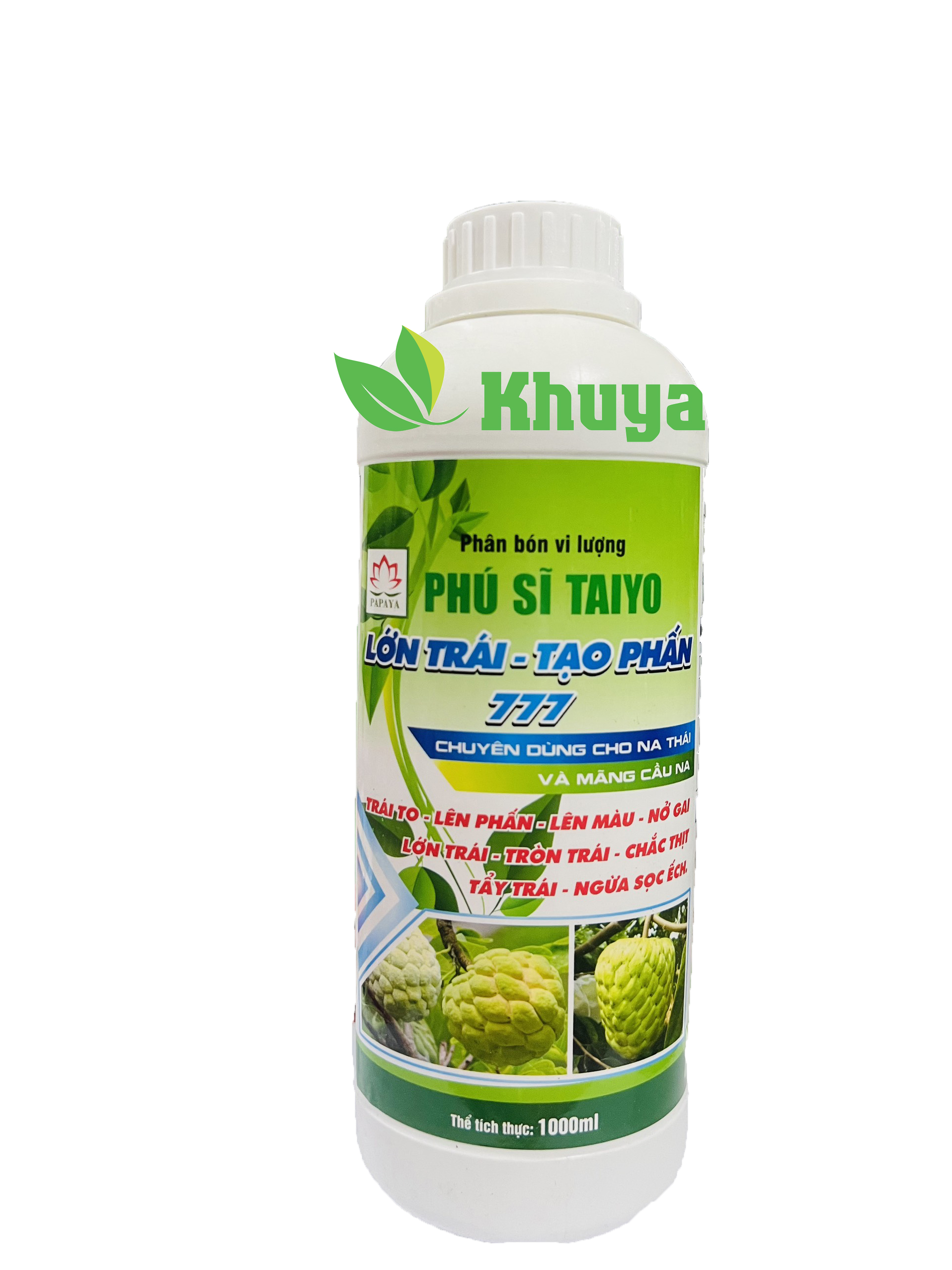 Phân bón vi lượng Lớn trái - Tạo phấn Mãng Cầu 777 lít