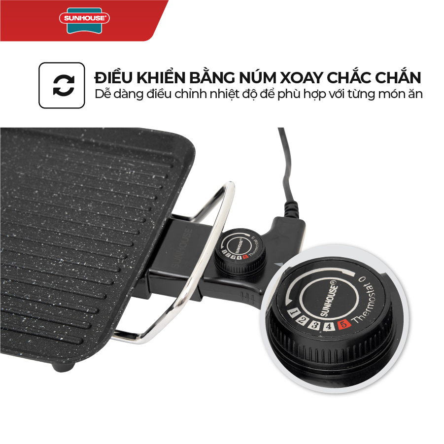 Bếp Nướng Điện Sunhouse SHD4607 (1500W) - Hàng chính hãng