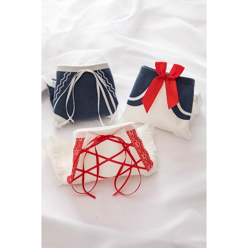 Quần Lót Nữ Cotton Thủy Thủ Mặt Trăng Ngang Eo Thời Trang Hàng Loại Đẹp.