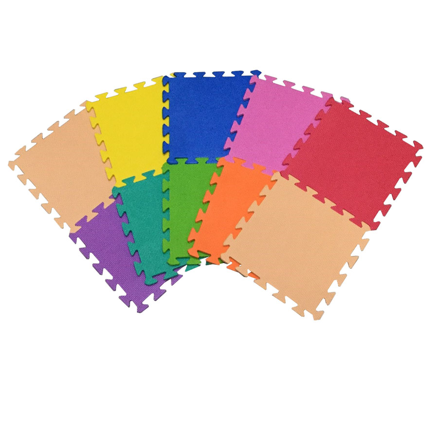 Bộ 10 tấm Thảm xốp lót sàn an toàn Thoại Tân Thành 9 màu (30x30cm)